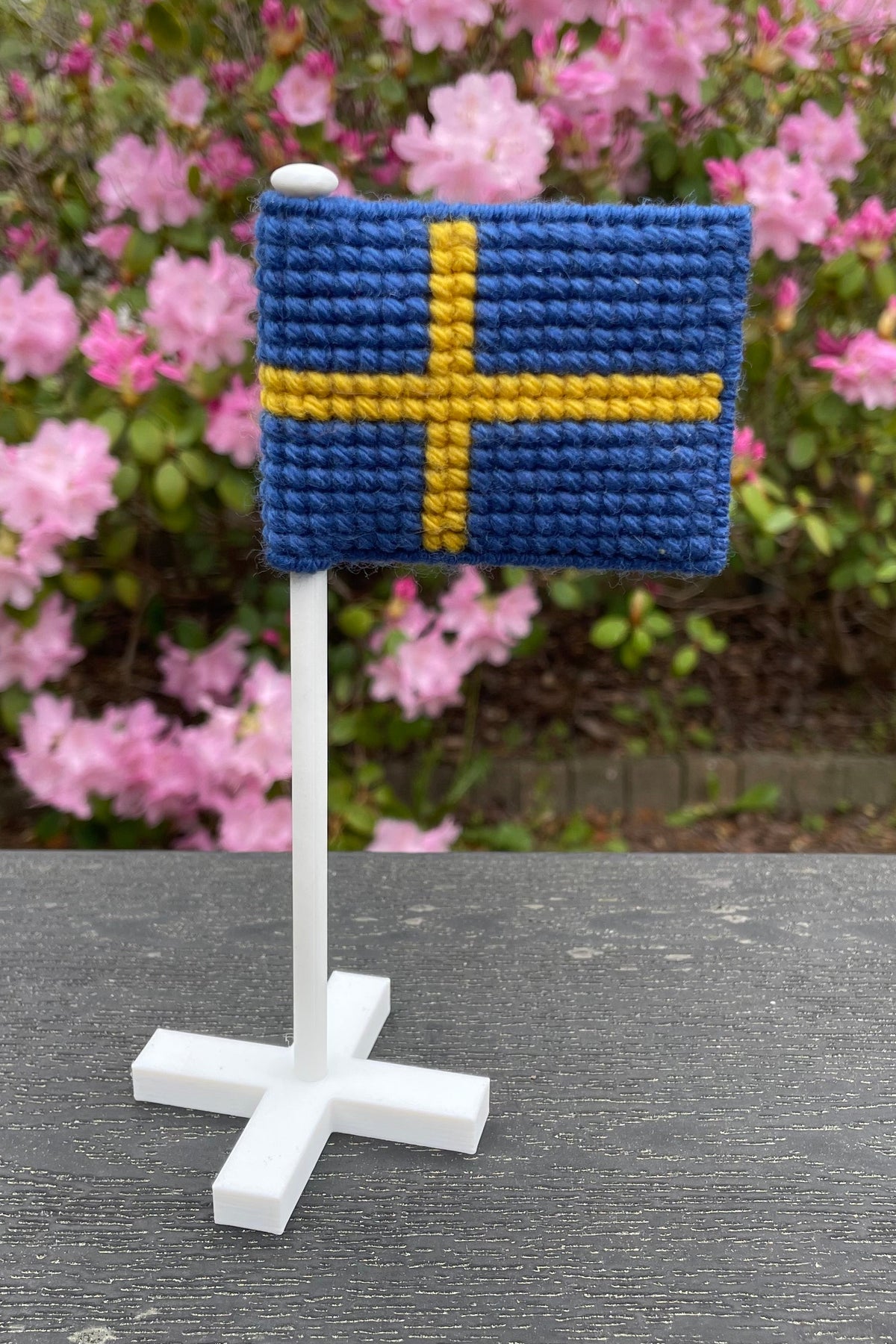 Flag på flagstang - Sverige
