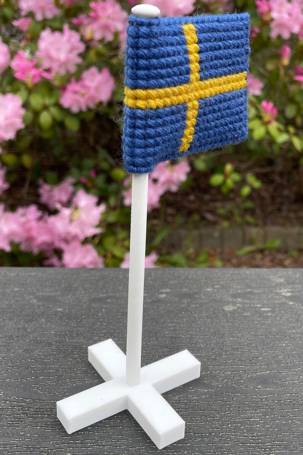 Flag på flagstang - Sverige