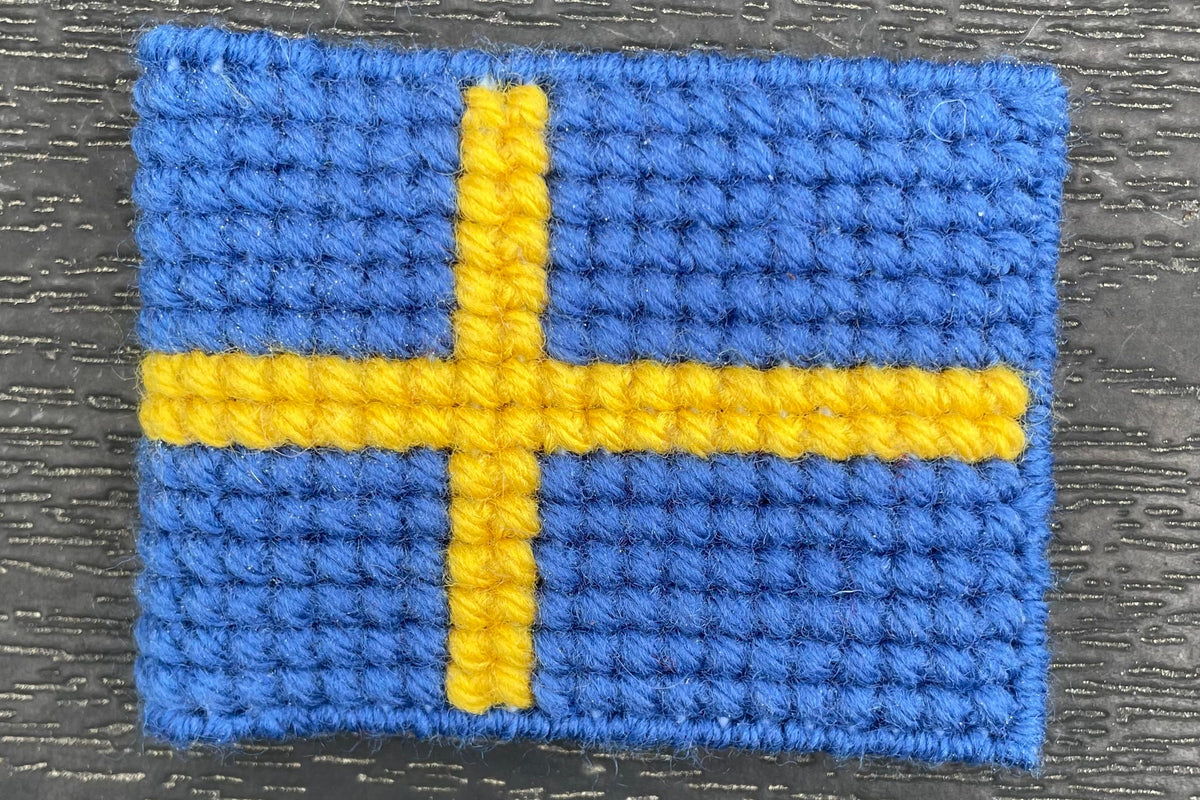 Flag på flagstang - Sverige