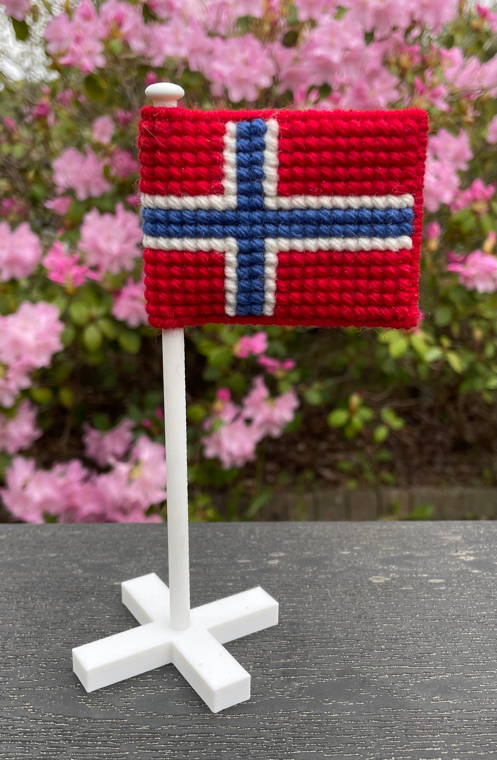 Flag på flagstang - Norge