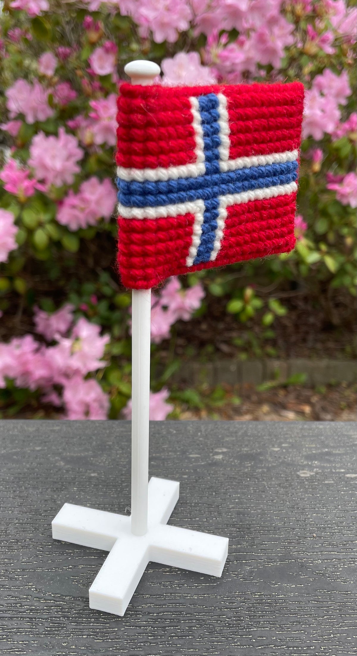 Flag på flagstang - Norge