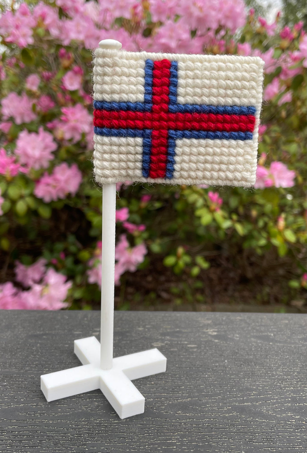 Flag på flagstang - Færøerne