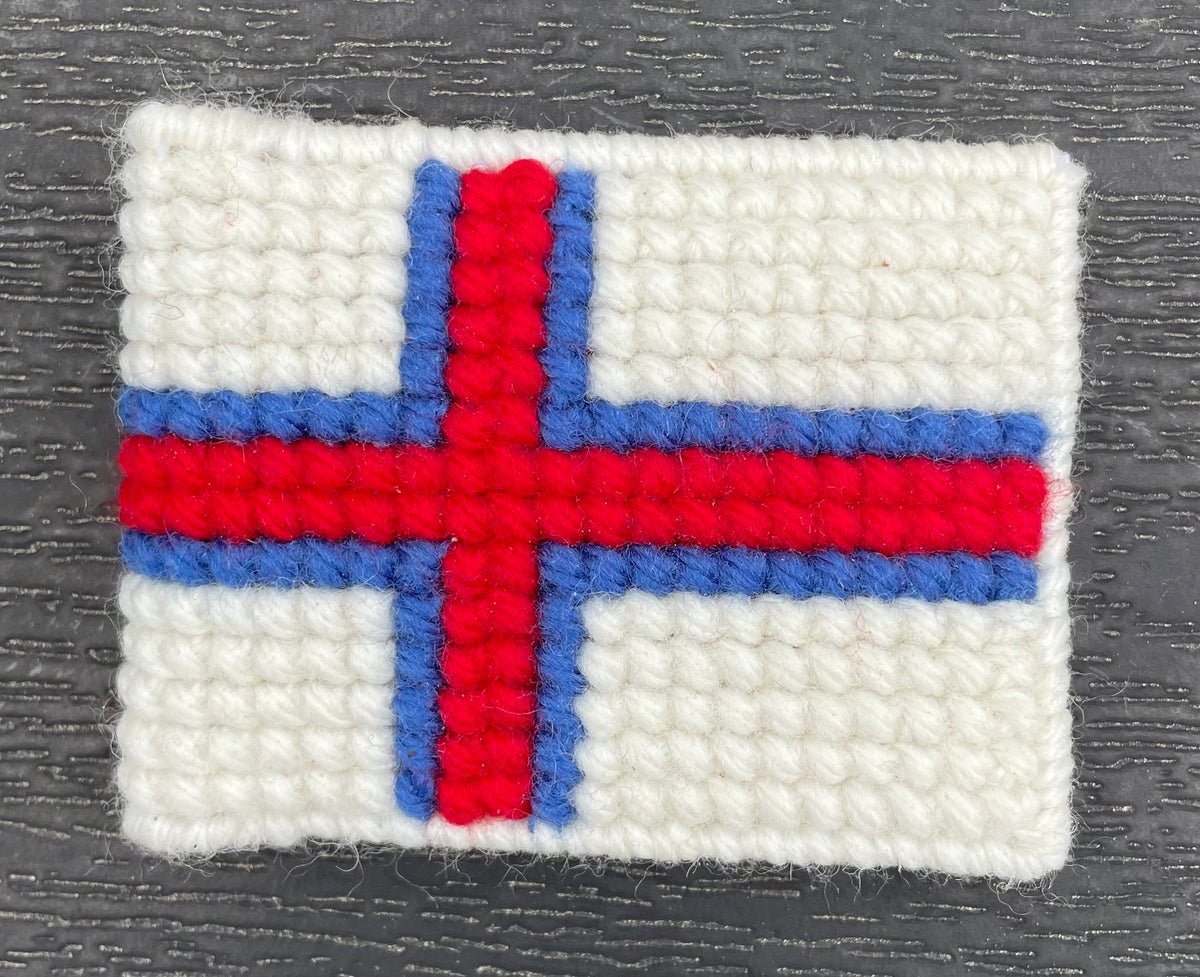 Flag på flagstang - Færøerne