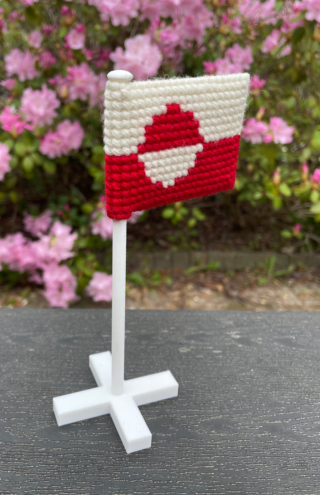 Flag på flagstang - Grønland