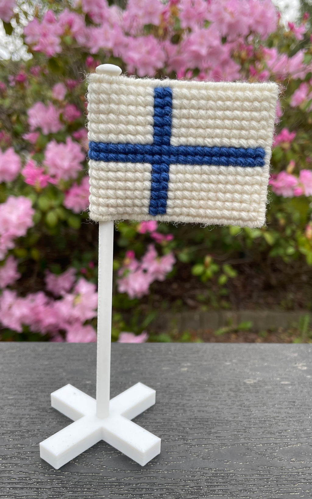 Flag på flagstang - Finland