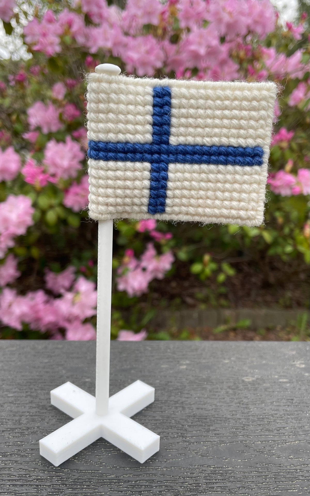 Flag på flagstang - Finland