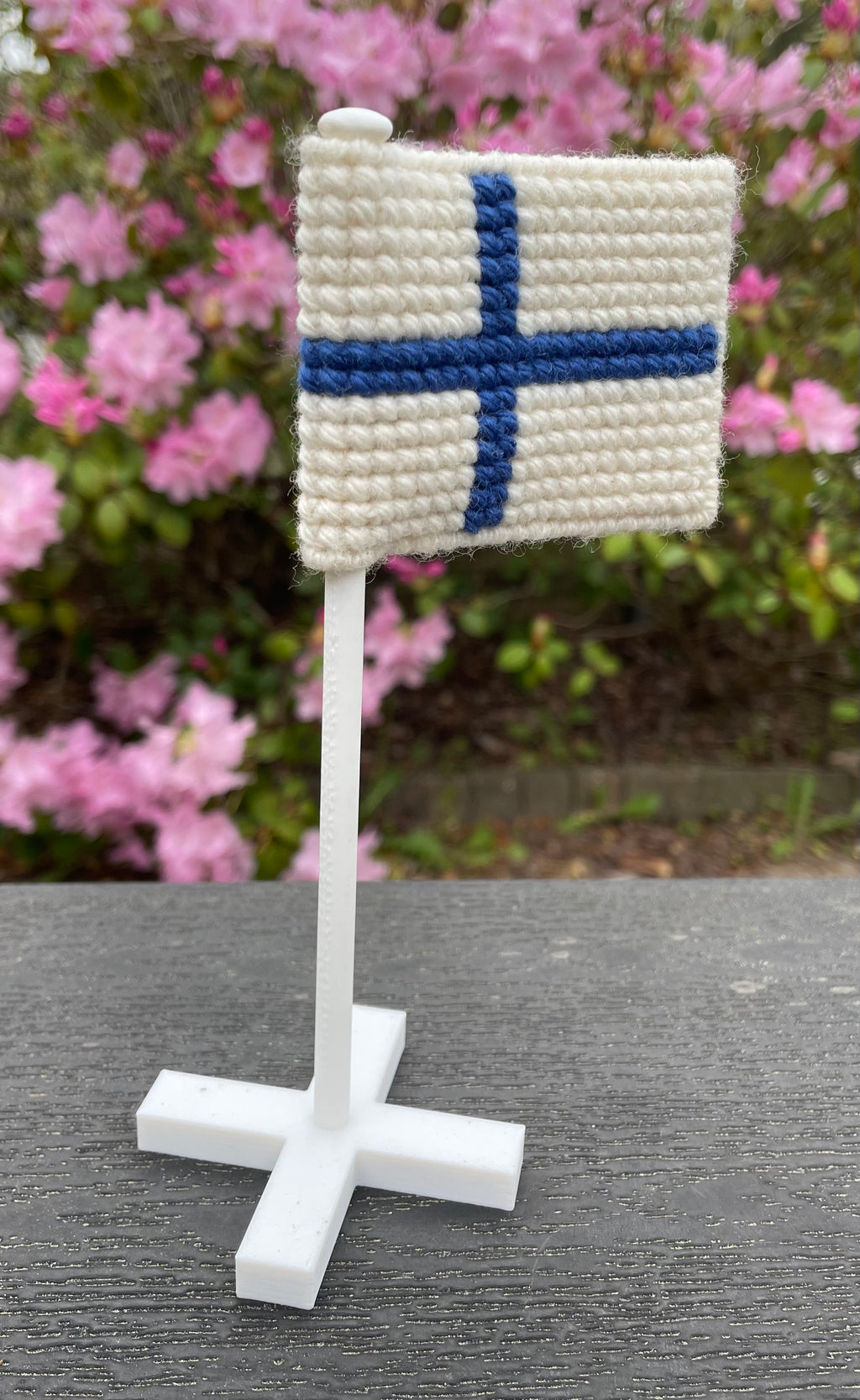 Flag på flagstang - Finland