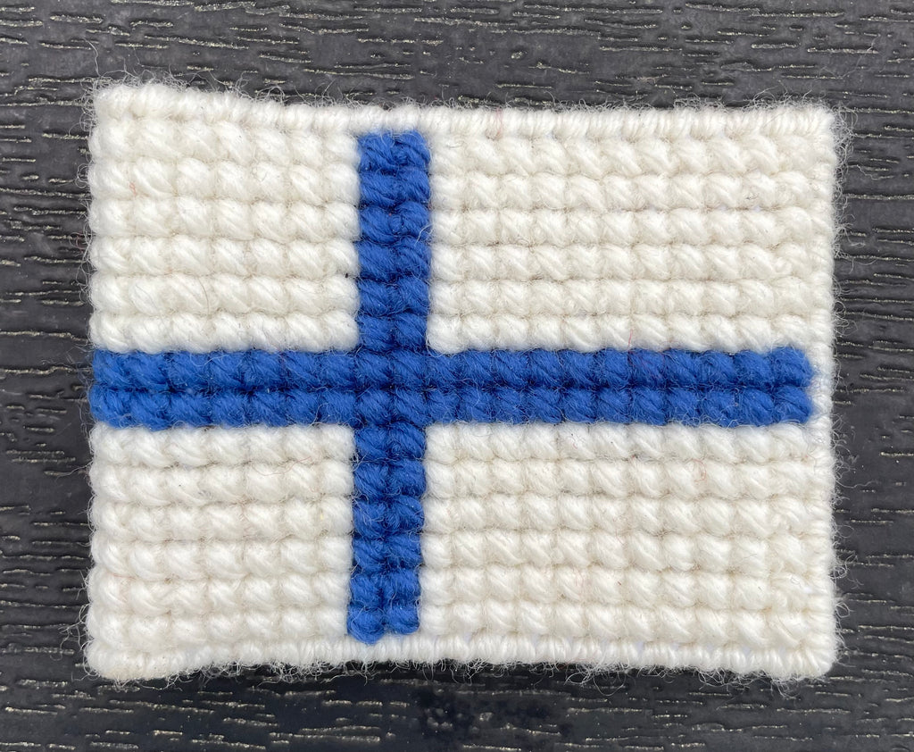 Flag på flagstang - Finland