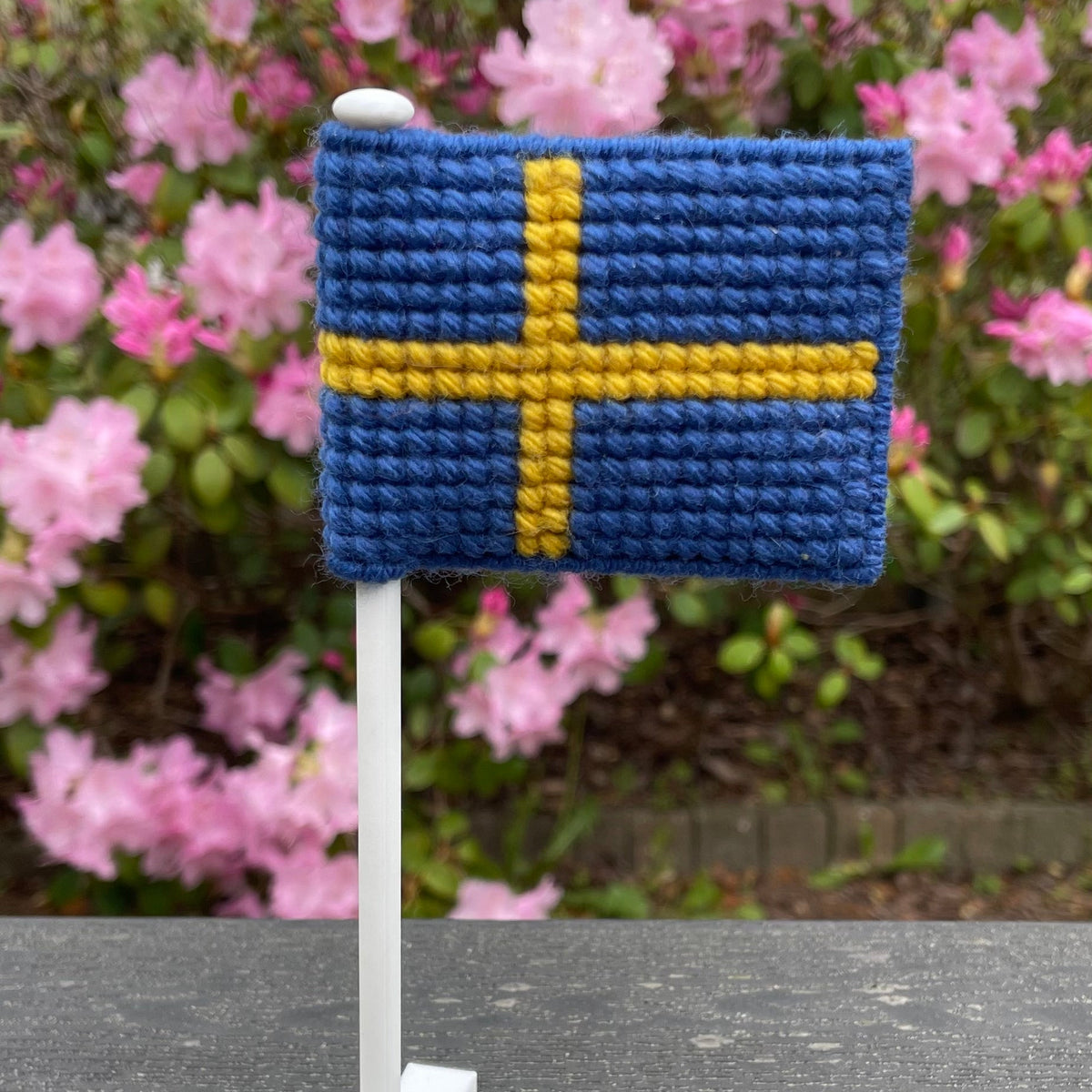 Flag på flagstang - Sverige
