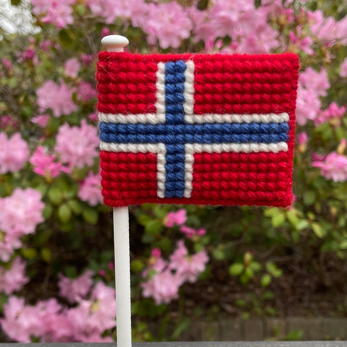 Flag på flagstang - Norge