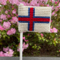 Flag på flagstang - Færøerne