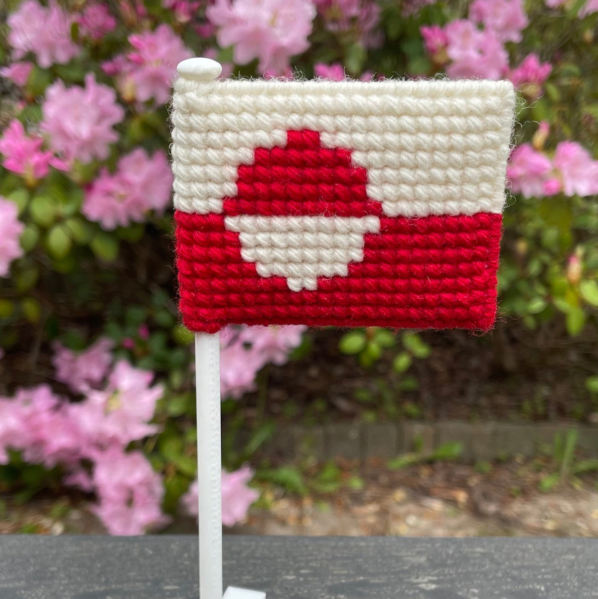 Flag på flagstang - Grønland