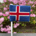 Flag på flagstang - Island