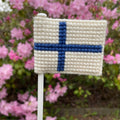 Flag på flagstang - Finland