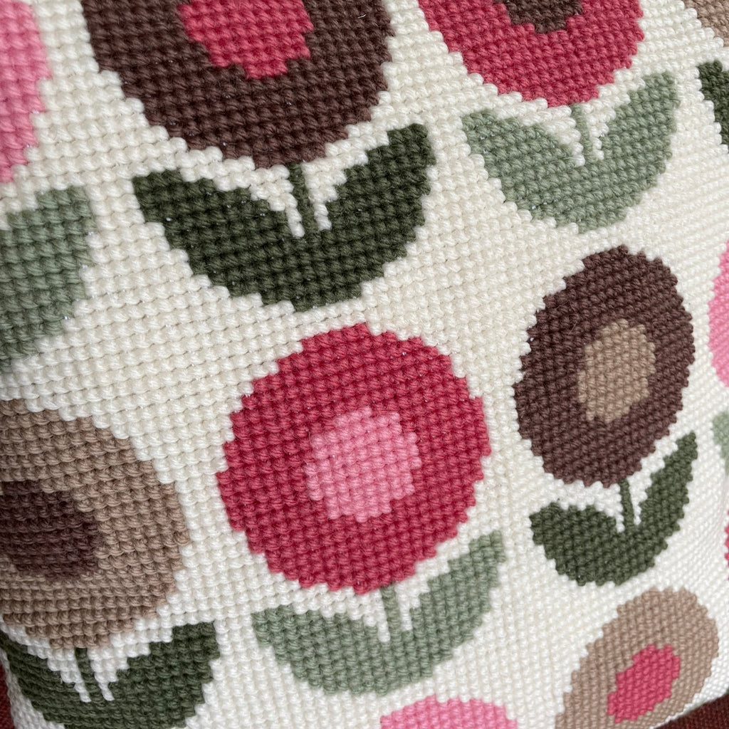 Den med de runde blomster - kun mønster
